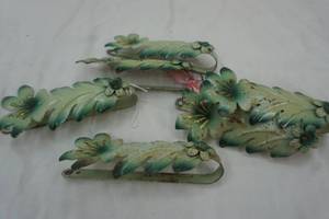 6 Vintage 1950s Metal hardware