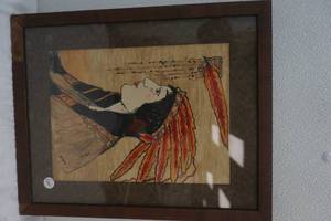 Native woman original art by Anna