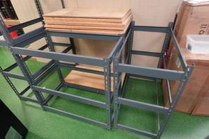 lot 212 image: Metal Shelving - 2-12 Shelves