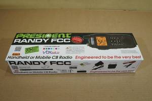 lot 23 image: President Randy FCC Handheld or Mobile CB Radio