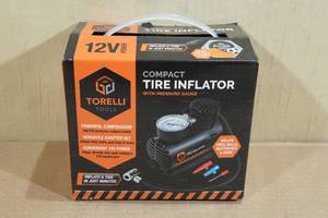 lot 43 image: Torelli 12V Compact Tire Inflator