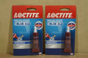 lot 143 image: 2 Loctite Threadlocker Blue 242 6ml