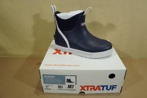 lot 154 image: Xtratuf Mens Waterproof Wheelhouse Ankle Boots -Size 7, Navy