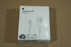 lot 167 image: Apple Lightning to USB Charge Cable - 2 Meter