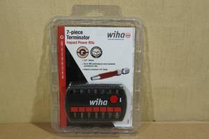 lot 181 image: Wiha 7 Piece Terminator Bit Set