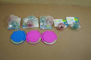 lot 192 image: Cat Twinkle Balls, and Food Can Covers