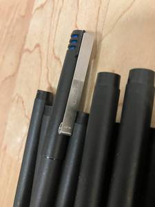 lot 48 image: Uniball Blue Roller Pens