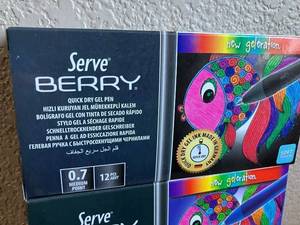 lot 52 image: Quick Dry Gel Pens