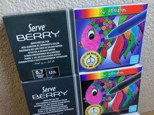 lot 90 image: Quick Dry Gel Pens