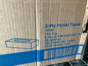 lot 123 image: Facial Tissue