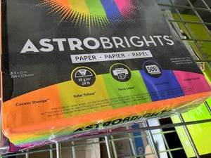 lot 129 image: Astrobright Copy Paper