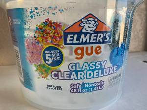 lot 5 image: Elmers Glassy Clear Deluxe