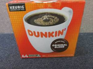 44 ct Dunkin Original Blend Kcups...