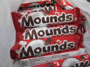 12- 1.75 oz Mounds Bars...