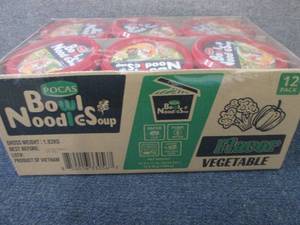 12ct Pocas Noodle & Soup Bowls Vege...
