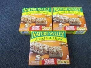 3 Boxes Nature Valley Sweet N Salty...