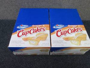 2- 20.3 oz Boxes Hostess Orange Cup...