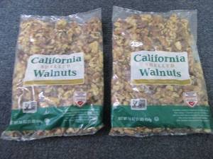2- 16 oz Bags California Shelled Wa...