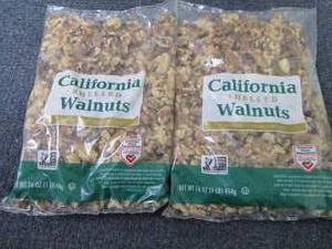 2- 16 oz Bags California Shelled Wa...