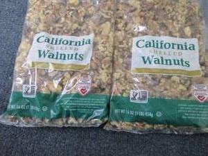 2- 16 oz Bags California Shelled Wa...