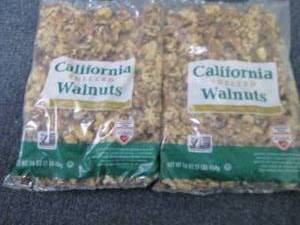 2- 16 oz Bags California Shelled Wa...