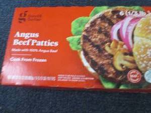 6- 13 lb Frozen Angus Beef Patties...