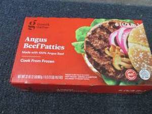 6- 13 lb Frozen Angus Beef Patties...