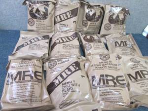 Sealed Case of 12 MREs Meal Ready ...
