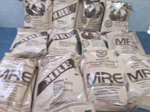 Sealed Case of 12 MREs Meal Ready ...