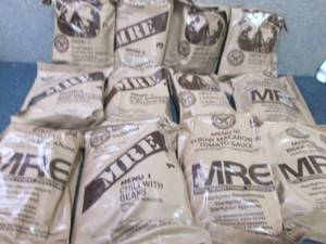 Sealed Case of 12 MREs Meal Ready ...