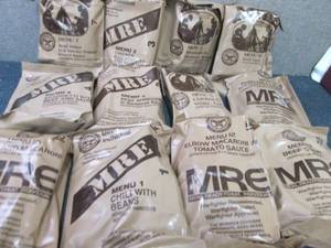 Sealed Case of 12 MREs Meal Ready ...