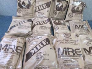 Sealed Case of 12 MREs Meal Ready ...