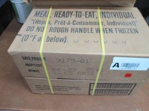 Sealed Case of 12 MREs Meal Ready ...