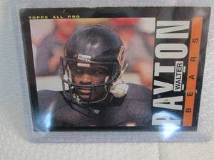 1985 Topps Walter Payton Card...