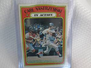 1972 Topps Carl Yastrzemski In Acti...