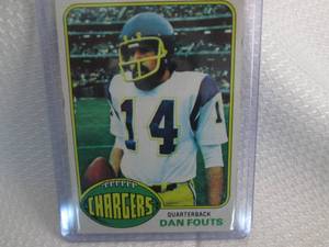 1976 Topps Dan Fouts Card...