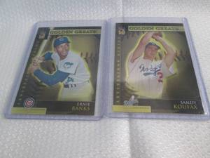 2000 Topps Ernie Banks & Sandy Kouf...
