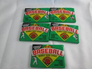 5 1989 Bowman Wax Packs...