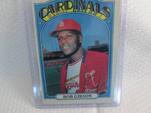 1972 Topps Bob Gibson Card...