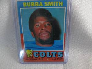 1971 Topps Bubba Smith Card...