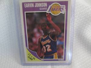 1989-90 Fleer Magic Johnson Card...