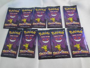 10 Pokemon Trick Or Trade Packs...