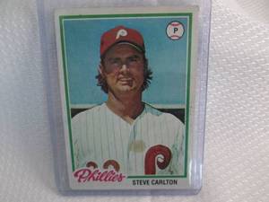 1978 Topps Steve Carlton Card...