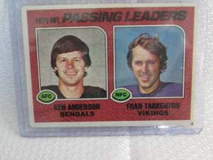 1976 Topps Fran Tarkenton & Ken And...