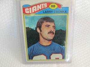1977 Topps Larry Csonka Card...