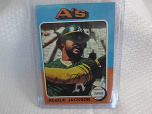 1975 Topps Reggie Jackson Card...