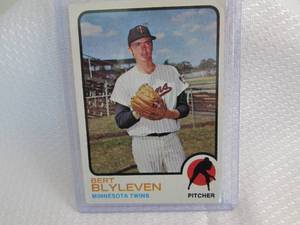 1973 Topps Bert Blyleven Card...