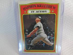 1972 Topps Harmon Kilebrew In Actio...
