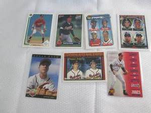 7 Chipper Jones Rookie Cards...
