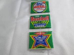 1990 Toops Baseball Rack Pack...